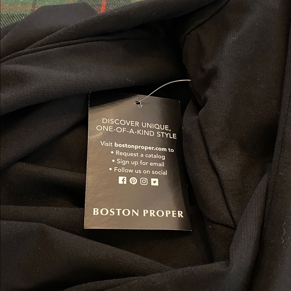 Boston Proper Little Black Dress NWT - Picture 8 of 10